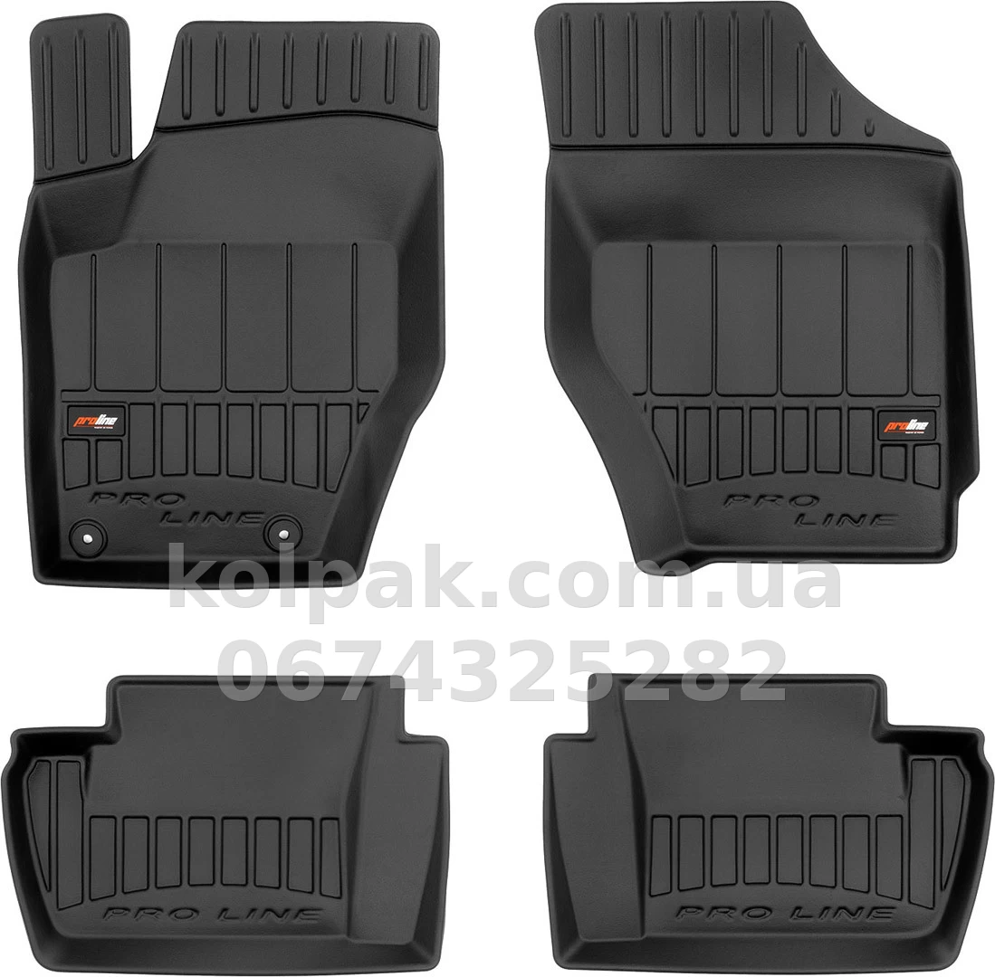 Floor mats for Citroen C4 2004-2010, Proline 3D, Frogum, FG 3D407299 Floor mats for Citroen C4 2004-2010, Proline 3D, Frogum, FG 3D407299 β photo 1