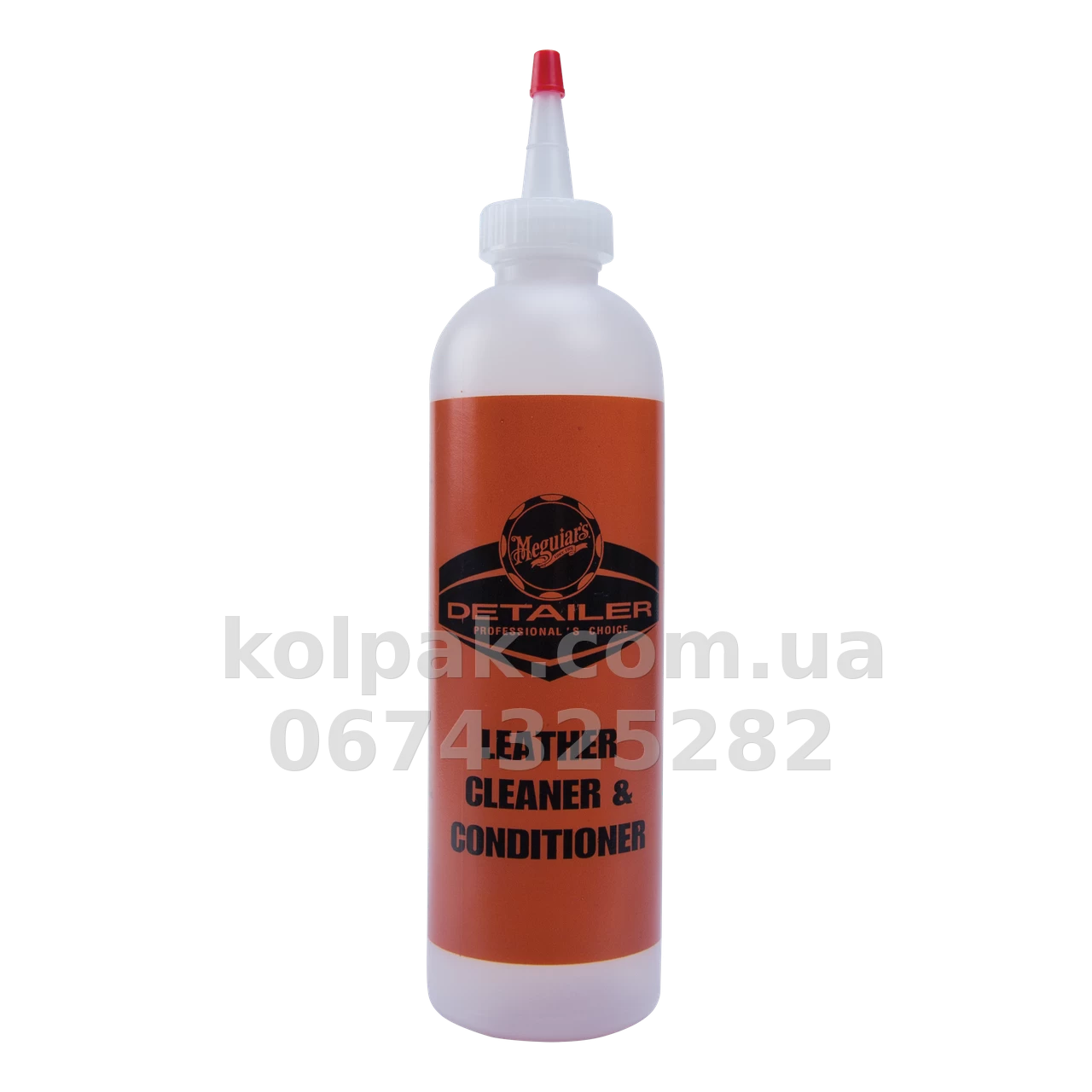 Pojemnik na płyn Meguiars Detailer Leather Cleaner & Conditioner (brązowy) 354 ml Meguiars D20180PK12 Pojemnik na płyn Meguiars Detailer Leather Cleaner & Conditioner (brązowy) 354 ml Meguiars D20180PK12 — zdjęcie 1