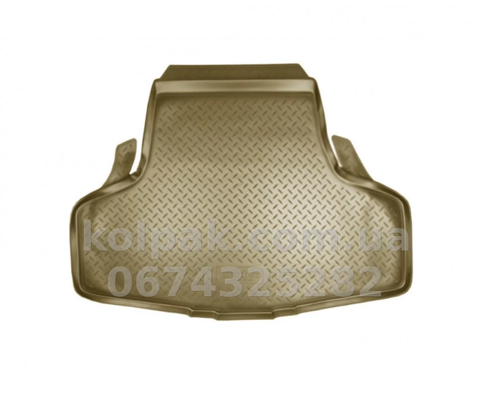 Polyurethane boot mat for Toyota Camry V50 SD 2011-, 2.5L, beige, Norplast NPL-P-88-07B Polyurethane boot mat for Toyota Camry V50 SD 2011-, 2.5L, beige, Norplast NPL-P-88-07B β photo 1