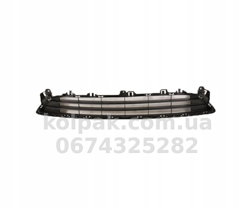 Решітка бампера Mazda 6 GJ 2016-2018, EUR/USA, середня, чорна, AVTM, G46L501T1A, 184425910 Решітка бампера Mazda 6 GJ 2016-2018, EUR/USA, середня, чорна, AVTM, G46L501T1A, 184425910 — фото 1