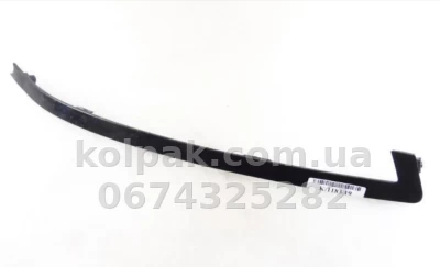 Правий молдинг бампера Kia Optima/K5 2013-2016, крім Hybrid, чорний глянець, AVTM, 865642T500, 184032924 Правий молдинг бампера Kia Optima/K5 2013-2016, крім Hybrid, чорний глянець, AVTM, 865642T500, 184032924
