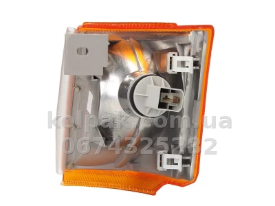 Right indicator light Ford Transit 1986-1991, + bulb holder - bulb, Depo, 431-1516R-WE — photo 2