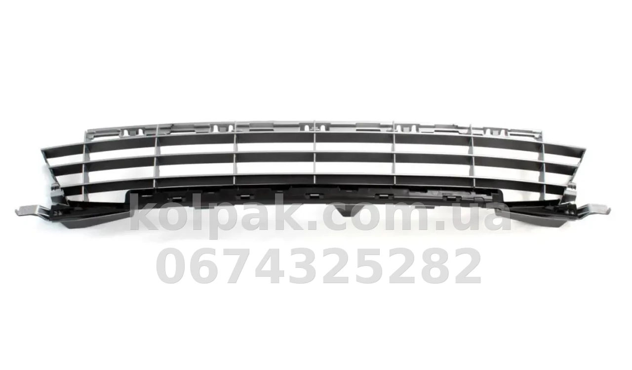 Bumper grille Peugeot 207 2006-2009, Sport, lower, grey metallic, AVTM, 7414QG, 185508919 Bumper grille Peugeot 207 2006-2009, Sport, lower, grey metallic, AVTM, 7414QG, 185508919 β photo 1