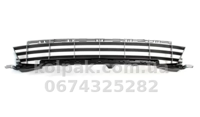 Решітка бампера Peugeot 207 2006-2009, Sport, нижня, сірий металік, AVTM, 7414QG, 185508919 Решітка бампера Peugeot 207 2006-2009, Sport, нижня, сірий металік, AVTM, 7414QG, 185508919