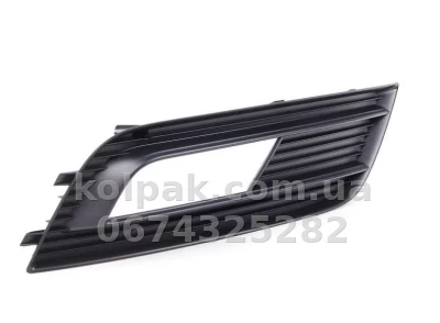 Права решітка бампера Audi A4 B8 2012-2016, крім S-Line, ABS, пластик, AVTM, 8K0807682K01C, 1215 912