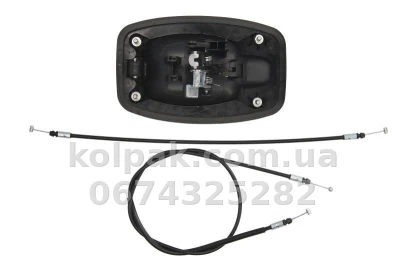 Ручка відчинення дверей Citroen Jumper/Fiat Ducato/Peugeot Boxer 2006-, задня, ліва=права, зсувні двері+троси AVTM, 1616303080, 6012435 Ручка відчинення дверей Citroen Jumper/Fiat Ducato/Peugeot Boxer 2006-, задня, ліва=права, зсувні двері+троси AVTM, 1616303080, 6012435 — фото 2