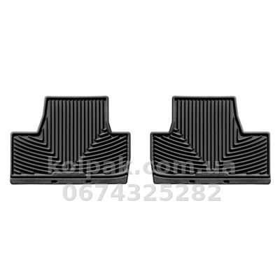 Килимки в салон Lexus IS 2005-2014, задні, чорні, Weathertech W200