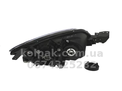 Передня ліва фара Mazda 3 HB 2003-2009, HB3/H7, електричне регулювання, Depo, 216-1149L-LD-EM — фото 2