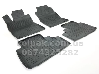 Килимки в салон Honda CR-V 2012-2016, гумові, 4 шт., Seintex, 85083