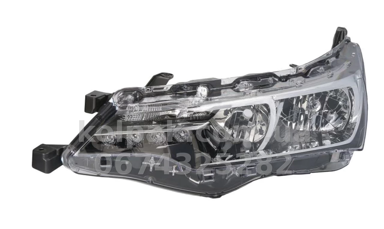 Front left headlight Toyota Corolla E18 2016-2019, EUR, electric adjustment, with levelling motor, without bulbs (HB3/H11/WY2), Depo, 21211BNLMLDEM2 Front left headlight Toyota Corolla E18 2016-2019, EUR, electric adjustment, with levelling motor, without bulbs (HB3/H11/WY2), Depo, 21211BNLMLDEM2 β photo 1