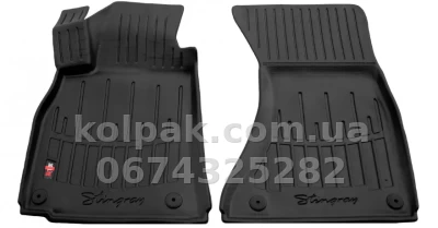 Поліуретанові килимки в салон Audi A4 B8 2007-2015, з бортиком, 2 шт., Stingray, 5030042