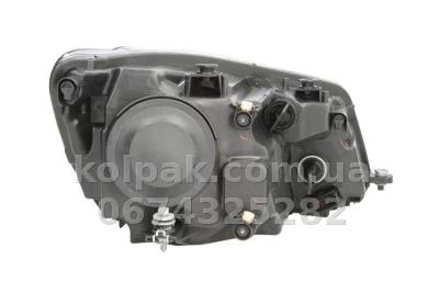 Передня ліва фара Volkswagen Caddy 2010-/Touran 2010-2015, H4, механічне регулювання, із моторчиком, чорне відбиття, Depo, 441-11G3LMLDEM2 Передня ліва фара Volkswagen Caddy 2010-/Touran 2010-2015, H4, механічне регулювання, із моторчиком, чорне відбиття, Depo, 441-11G3LMLDEM2 — фото 2