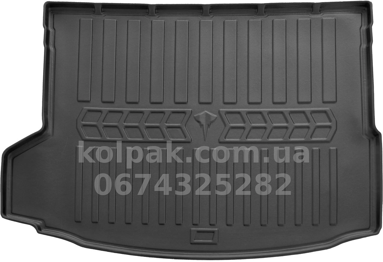 Poliuretanowa mata do bagażnika Volkswagen Golf 6 HB 2008-2012, dolna półka, z podwyższonymi rantami, Stingray 6024411 Poliuretanowa mata do bagażnika Volkswagen Golf 6 HB 2008-2012, dolna półka, z podwyższonymi rantami, Stingray 6024411 — zdjęcie 1
