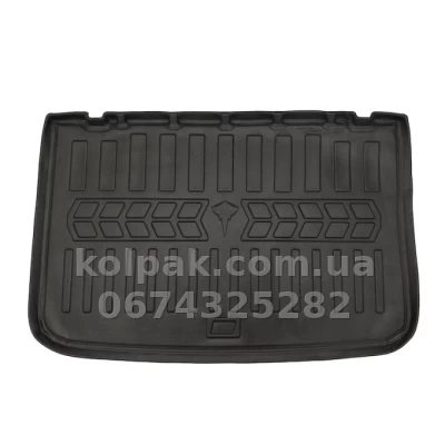 Килимок у багажник Renault Clio HB 2012–2019 з бортиком, поліуретан Stingray 6018661