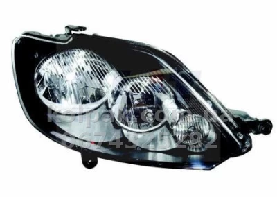 Передня права фара Volkswagen Golf Plus 2009-2013, електричне регулювання, із коректором (H15/H7/H7/PY21W/W5W) Depo 441-11D2RMLDEM2