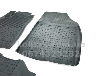 Floor mats for Renault Megane 3 2008-, Rubber, 5 pcs, Seintex, 83252 — photo 4