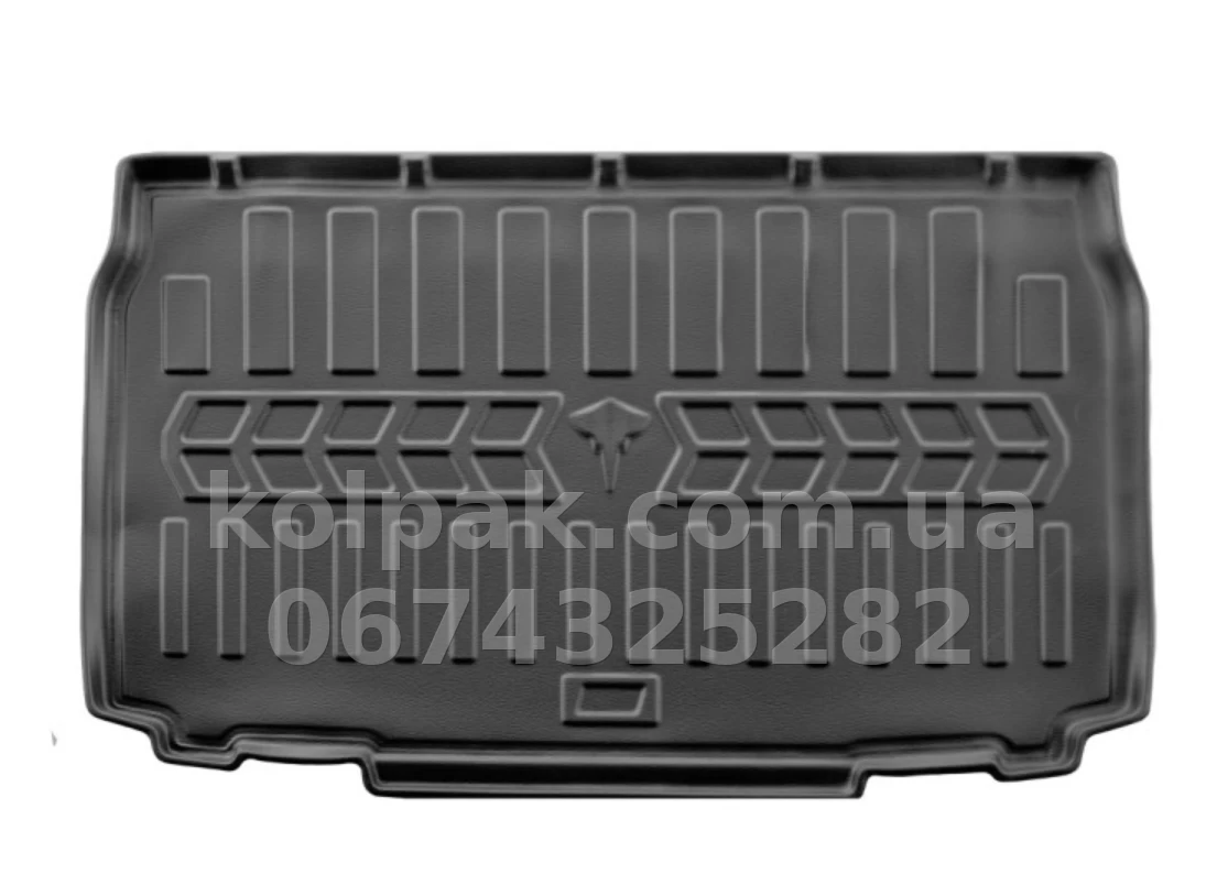 Polyurethane boot mat for Opel Mokka B 2021-, lower shelf, with raised edges, Stingray 6015241 Polyurethane boot mat for Opel Mokka B 2021-, lower shelf, with raised edges, Stingray 6015241 β photo 1
