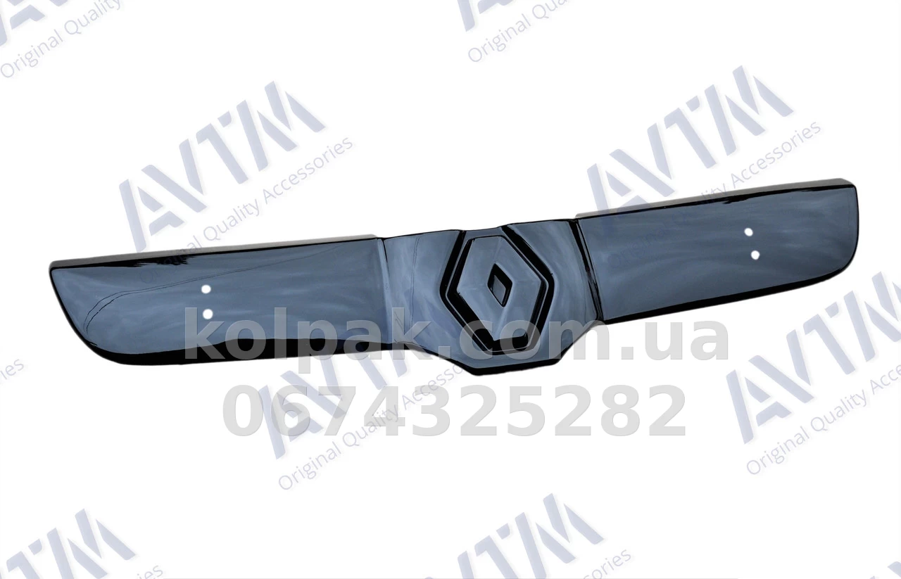 Winter grille cover for Renault Trafic 2001-2006 grille, gloss AVTM FLGL0126 Winter grille cover for Renault Trafic 2001-2006 grille, gloss AVTM FLGL0126 β photo 1