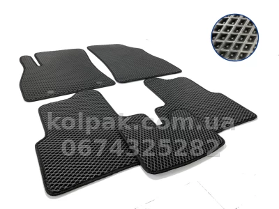 Килимки в салон Nissan Juke 2010-, EVA, чорні, 5 шт., AVTM BLCEV1408 Килимки в салон Nissan Juke 2010-, EVA, чорні, 5 шт., AVTM BLCEV1408