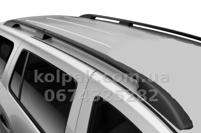 Рейлінги Volkswagen Т4 довга база, чорні, Abs, клейове кріплення DDTS DDCNR93