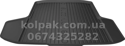 Boot mat for Skoda Octavia SW 2012-2019, without two-level boot floor, with recesses, Dry-Zone, Frogum FG DZ405691 — photo 2
