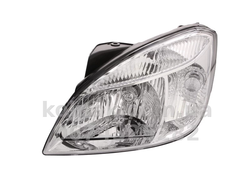 Передня ліва фара Kia Rio 2 2005-2010, H4, з білим покажчиком повороту, електричне регулювання, Depo, 223-1123L-LD-EM Передня ліва фара Kia Rio 2 2005-2010, H4, з білим покажчиком повороту, електричне регулювання, Depo, 223-1123L-LD-EM — фото 1