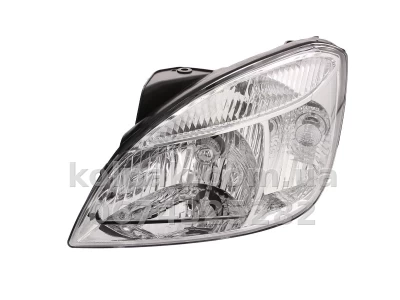 Передня ліва фара Kia Rio 2 2005-2010, H4, з білим покажчиком повороту, електричне регулювання, Depo, 223-1123L-LD-EM Передня ліва фара Kia Rio 2 2005-2010, H4, з білим покажчиком повороту, електричне регулювання, Depo, 223-1123L-LD-EM