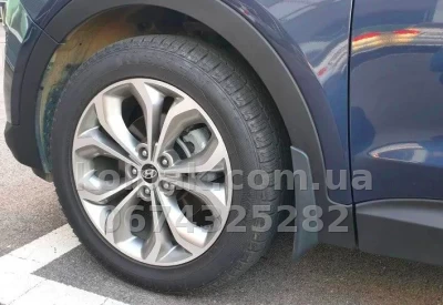 Бризковики Hyundai Santa Fe 2012–2018 EUR/USA HAVOC Оригінал повний комплект Бризковики Hyundai Santa Fe 2012–2018 EUR/USA HAVOC Оригінал повний комплект — фото 4
