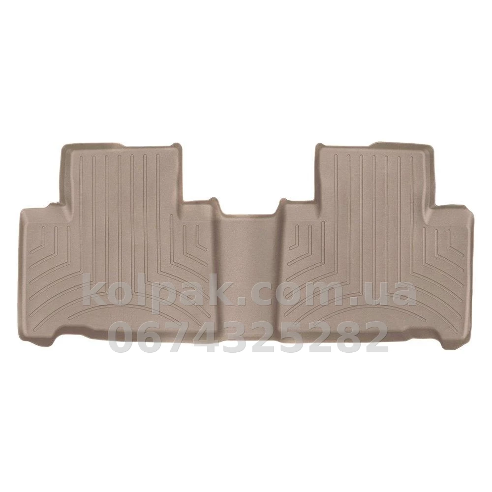 Floor mats for Toyota Rav4 2016-, hybrid, with raised edges, rear, beige, Weathertech 455103 Floor mats for Toyota Rav4 2016-, hybrid, with raised edges, rear, beige, Weathertech 455103 β photo 1