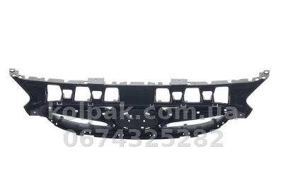 Решітка радіатора Hyundai Accent 2011-2015, із хромованими накладками, AVTM, 183227994
