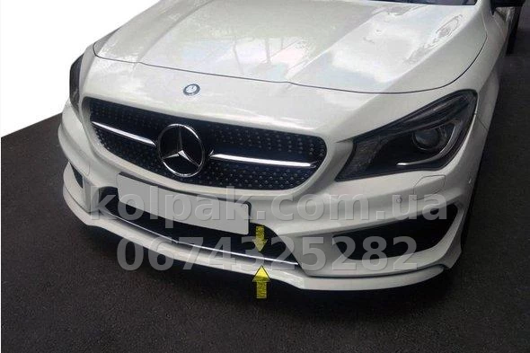 Chrome bumper grille trim Mercedes-Benz CLA C117 2013-2019 Carmos, 64450287 Chrome bumper grille trim Mercedes-Benz CLA C117 2013-2019 Carmos, 64450287 β photo 1