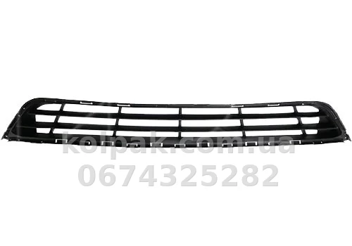 Решітка бампера Hyundai Santa Fe 2016-2018, середня, AVTM, 865604Z500, 183247910 Решітка бампера Hyundai Santa Fe 2016-2018, середня, AVTM, 865604Z500, 183247910 — фото 1