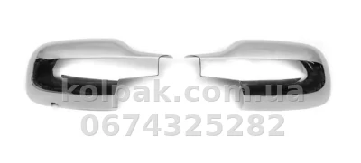 Chrome mirror covers (2 pcs, plastic) Renault Scenic/Megane II 2003-2009, Carmos, 6454186 — photo 2