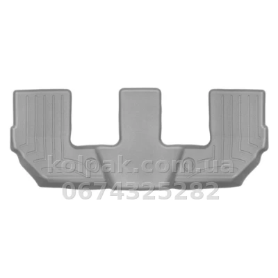Килимки в салон Volvo XC90 2016-, hybrid, з бортиком, задні сірі, Weathertech 468283