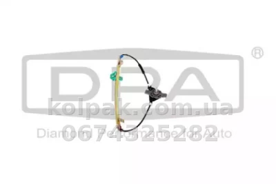 Задній правий склопідіймач Volkswagen Golf 2/Jetta 2 1984-1991/Passat B2 1981-1988, без панелі, без моторчика, DPA, 88390089602
