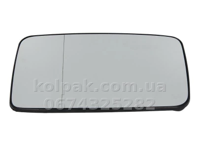 Лівий вкладиш дзеркала Volkswagen Golf 3 1991-1996/Vento 1991-1999/Seat Cordoba 1999-2002/Ibiza 2 1993-1999, асферичний, із підігрівом, AVTM, 1H1857521C, 186471125
