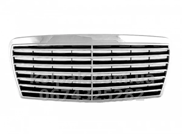 Решітка радіатора Mercedes-Benz E-Class W210 1999-2002 Classic/Elegance, AVTM, 183527991 Решітка радіатора Mercedes-Benz E-Class W210 1999-2002 Classic/Elegance, AVTM, 183527991 — фото 1