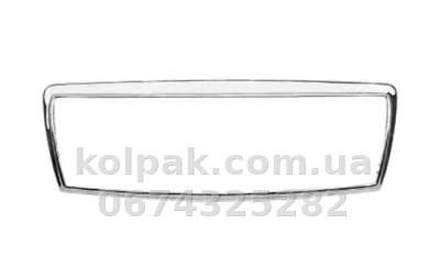 Рамка решітки радіатора Mercedes-Benz E-Class W210 1999-2002, хромована, AVTM, 183527992 Рамка решітки радіатора Mercedes-Benz E-Class W210 1999-2002, хромована, AVTM, 183527992