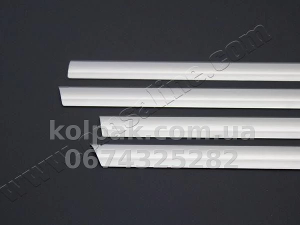 Chrome door moulding covers (4 pcs, stainless steel) Opel Astra H SD 2007-2013, OmsaLine, 5210131 Chrome door moulding covers (4 pcs, stainless steel) Opel Astra H SD 2007-2013, OmsaLine, 5210131 β photo 1