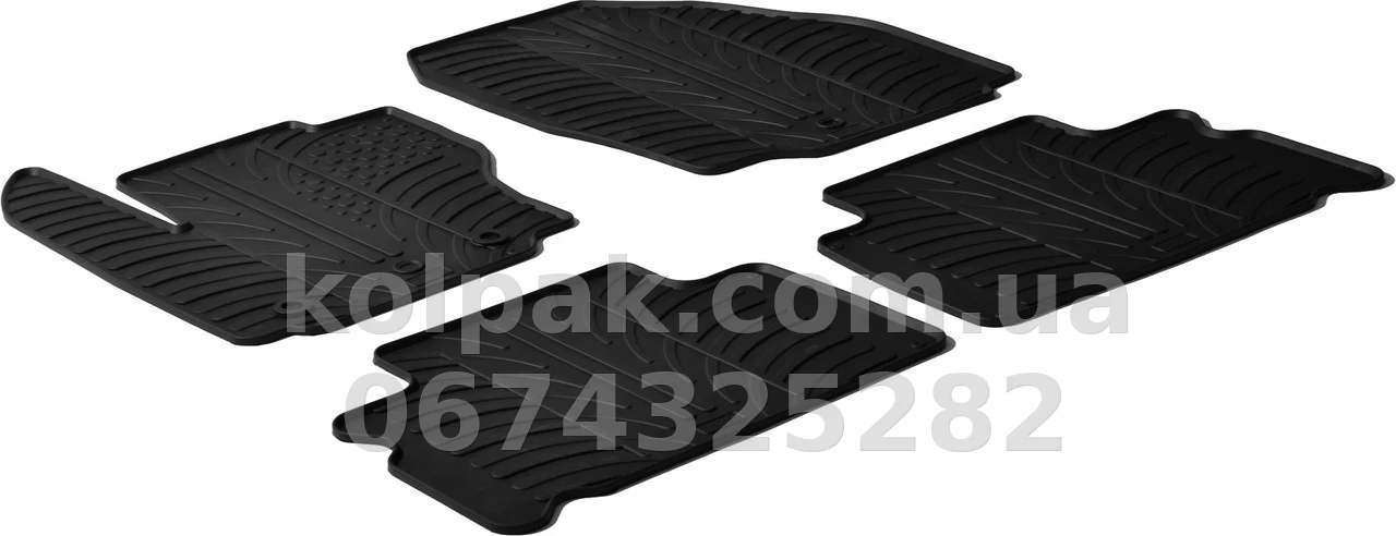 Floor mats for Ford Galaxy/S-Max 2006-2011, GledRing, GR 0284 Floor mats for Ford Galaxy/S-Max 2006-2011, GledRing, GR 0284 β photo 1
