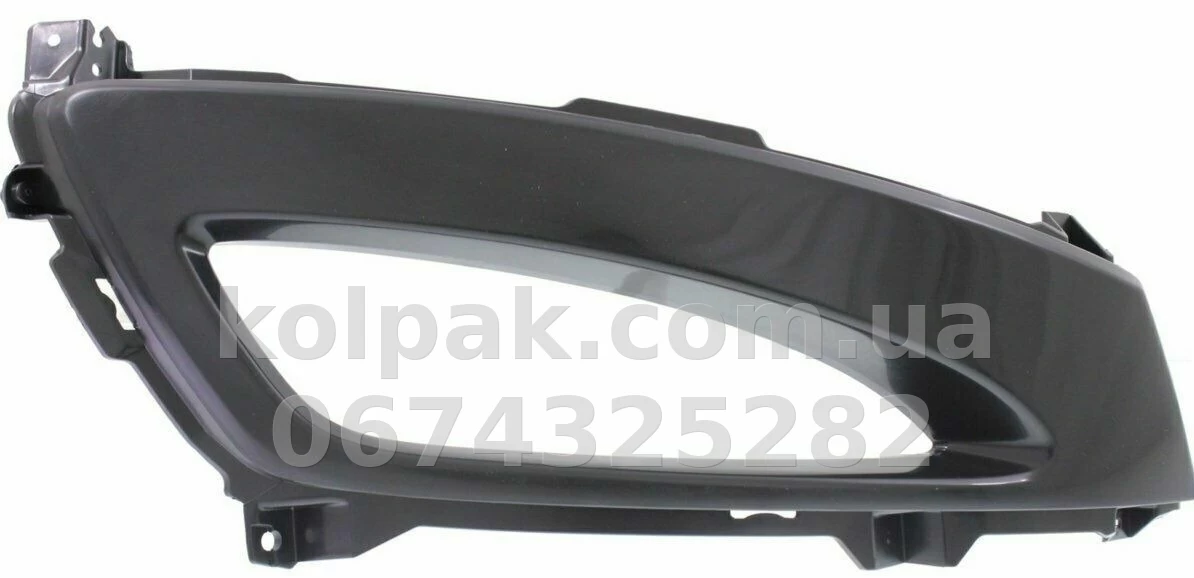 Kratka zderzaka prawa Kia Optima 2011-2013, z wyłączeniem Hybryda, z otworem na światło przeciwmgielne, czarny połysk, AVTM, 865524C000, 184032916 Kratka zderzaka prawa Kia Optima 2011-2013, z wyłączeniem Hybryda, z otworem na światło przeciwmgielne, czarny połysk, AVTM, 865524C000, 184032916 — zdjęcie 1
