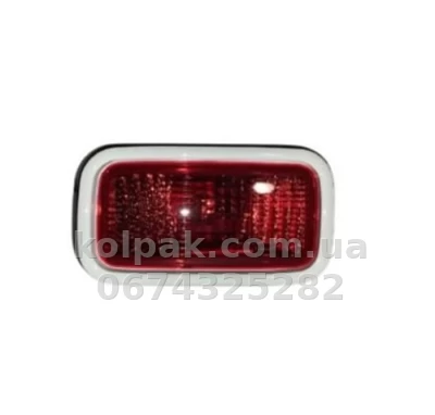 Rear left light Mitsubishi Lancer 9 2003-2010, for bumper, fog light, active, + surround, white frame Depo 214-4001L3LD-UE — photo 2