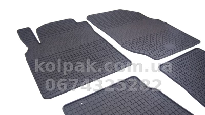 Floor mats for Nissan Almera N16 2000-/classic 2006-, 4 pcs, Polytep, 1869 — photo 2