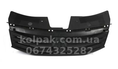 Решітка радіатора Dacia Sandero 2008-2013, чорна, AVTM, 185618996