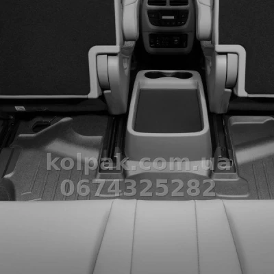 Floor mats for Honda Pilot 2015-, 7 seats, 3 row, with raised edges, rear, black, Weathertech 448394 Floor mats for Honda Pilot 2015-, 7 seats, 3 row, with raised edges, rear, black, Weathertech 448394 β photo 2