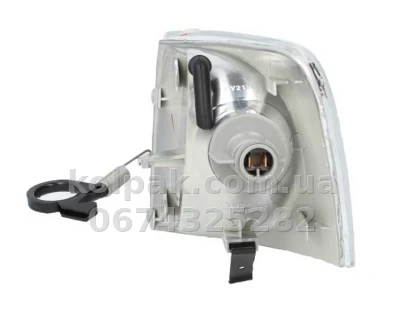 Right indicator light Volkswagen Passat B5 1997-2000, clear + bulb, Depo, 441-1523R-AE — photo 2