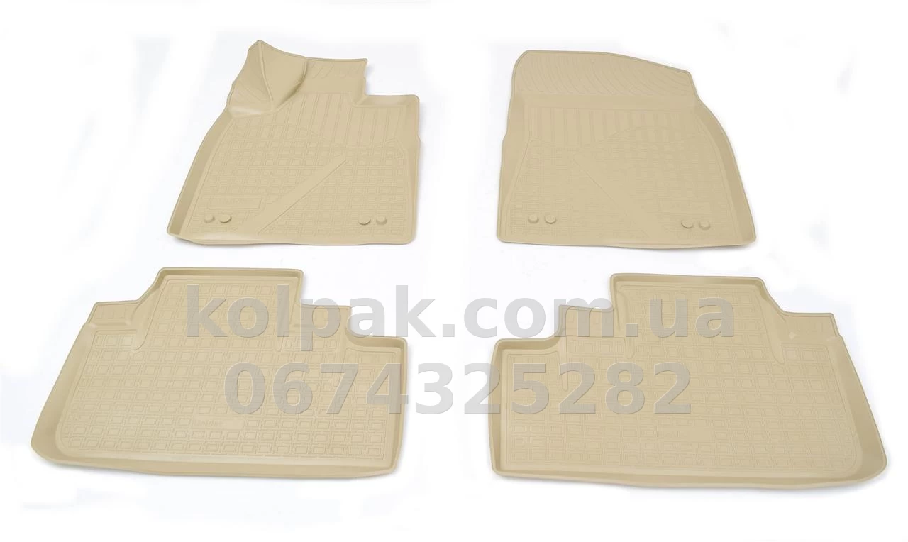 Polyurethane floor mats for Lexus RX 2015-, 3D, beige, Norplast, NPA10-C47-755B Polyurethane floor mats for Lexus RX 2015-, 3D, beige, Norplast, NPA10-C47-755B β photo 1
