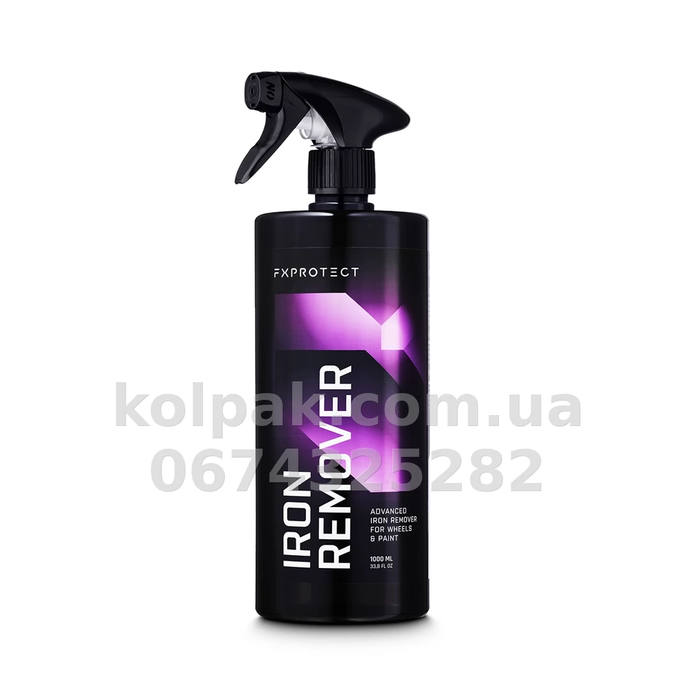 Засіб FX Protect для видалення металевих вкраплень із дисків і кузова Iron Remover, 1 л, FX Protect K9GXLR-454-1 Засіб FX Protect для видалення металевих вкраплень із дисків і кузова Iron Remover, 1 л, FX Protect K9GXLR-454-1 — фото 1