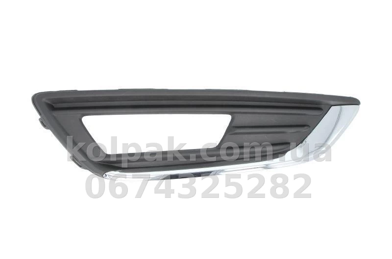 Right bumper grille Ford Focus 2015-, with fog light opening, AVTM, 1873303, 2819 914 Right bumper grille Ford Focus 2015-, with fog light opening, AVTM, 1873303, 2819 914 β photo 1