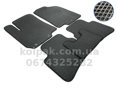 Килимки в салон Kia Rio 2011-, EVA, чорні, 5 шт., AVTM BLCEV1272 Килимки в салон Kia Rio 2011-, EVA, чорні, 5 шт., AVTM BLCEV1272